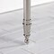 Fauceture KVPB372271PN 37-Inch Console Sink with Brass Legs (Single Faucet Hole), White/Polished Nickel KVPB372271PN - alternate 3